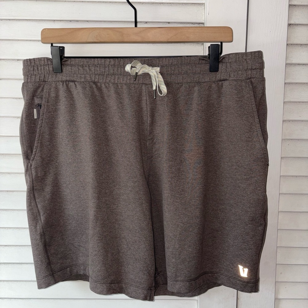 Vuori Ponto Performance Short 7" Chia Heather Men’s Large Lounge Athletic - Picture 3 of 6